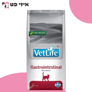 מזון רפואי וט לייף גסטרו אינטסטינל לחתול 5 ק"ג Farmina Vet Life