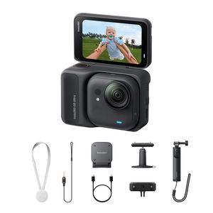 מצלמת אקסטרים Insta360 Go Ultra (Creator Kit, Black)