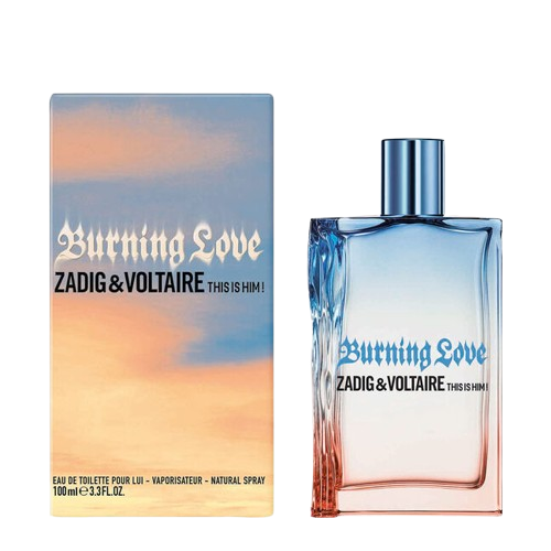 Zadig & Voltaire This Is Him Burning Love 100ML EDT זדיג & וולטר דיס איס הים ברנינג לאב לגבר