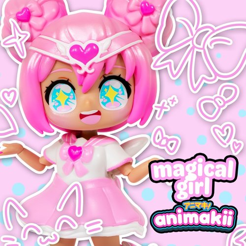 בובת אנימקי 10 אביזרים (32 שילובים אפשריים) - ילדת קסמים / תלמידה