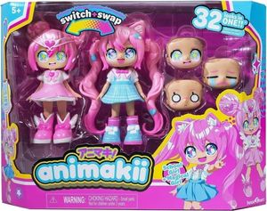 בובת אנימקי 10 אביזרים (32 שילובים אפשריים) - ילדת קסמים / תלמידה