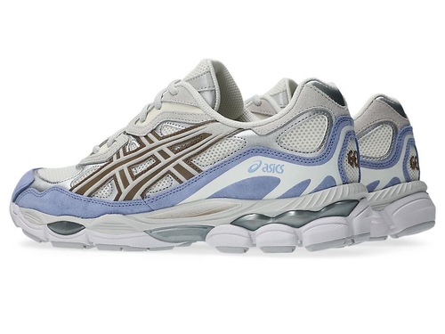 נעל ASICS מידות 36-46.5 לנשים בגוון לבן-תכלת