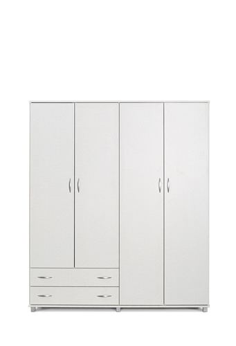 ארון 4 דלתות + 2 מגירות דגם 707 בצבע פשתן