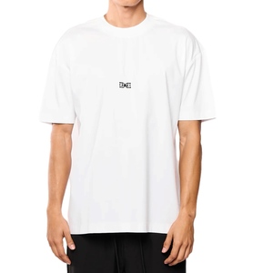חולצה AINKER מידות XS-XXL לגברים בגוון לבן עם לוגו מרכזי