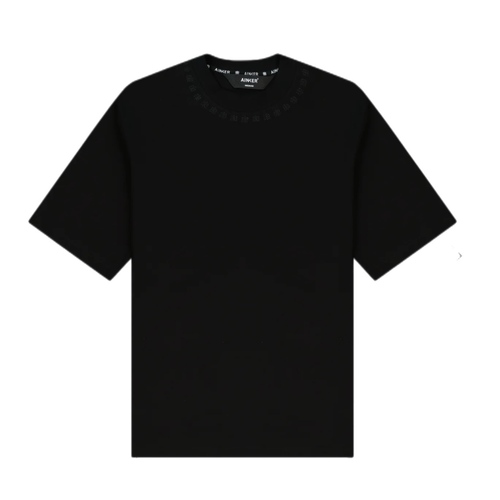 חולצה AINKER מידות XS-XXL לגברים בגוון שחור עם ניטים
