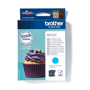 דיו מקורי Brother LC-123C כחול עד 600 דף