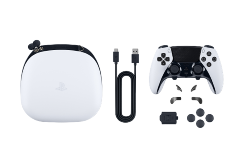 שיריון אילת בקר מקצועי אלחוטי DualSense Edge Wireless Controller for PS5 שלט לסוני בצבע לבן - יבואן רשמי