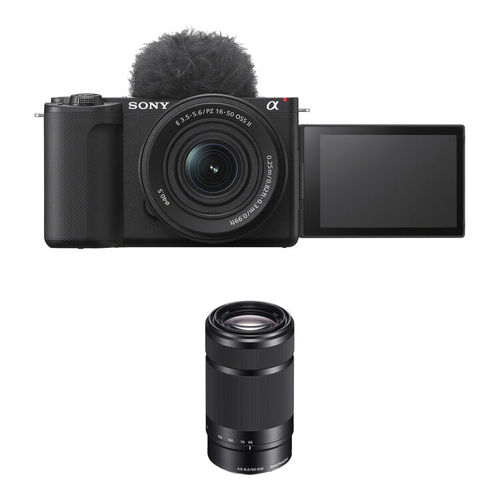 מצלמה Sony ZV-E10 II Double Kit 16-50mm + 55-210mm (Black)