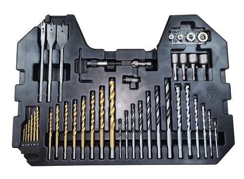 סט מקדחים וביטים HD 104 חלקים MAKITA
