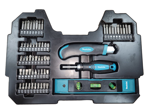 סט מקדחים וביטים HD 104 חלקים MAKITA