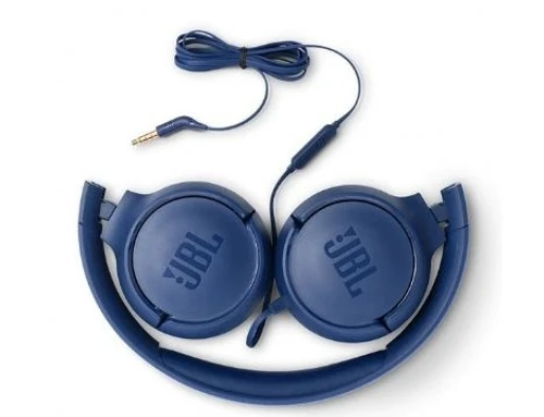 אוזניות ‏חוטיות JBL Tune 500 כחול (יבואן רשמי)