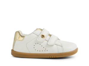  Bobux IW MAVERICK WHITE LT GOLD מידות 22-26