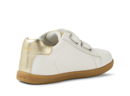  Bobux IW MAVERICK WHITE LT GOLD מידות 22-26
