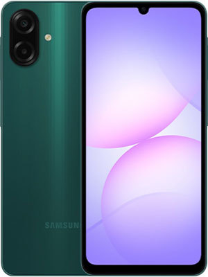 Samsung Galaxy A07 בצבע ירוק