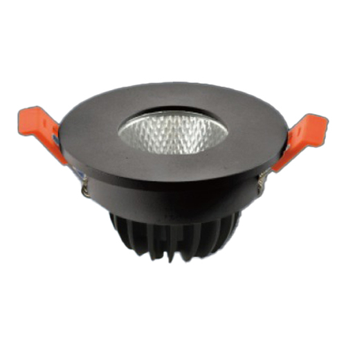 שקוע לד עגול מוגן שחור LEDON LATINA 7.5cm CCT 8W COB