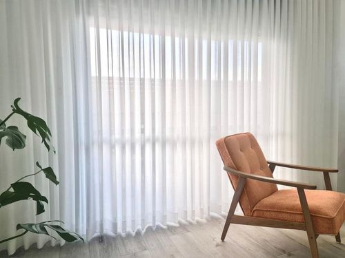 וילון בד בתפירה אישית - קרפ משי יוקרתי