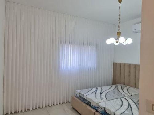 וילון בד בתפירה אישית - קרפ משי יוקרתי