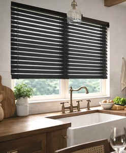 צלון ונציאני PVC מוקצף 50 מ"מ - שחור