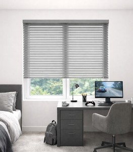 צלון ונציאני PVC מוקצף 50 מ"מ - אפור