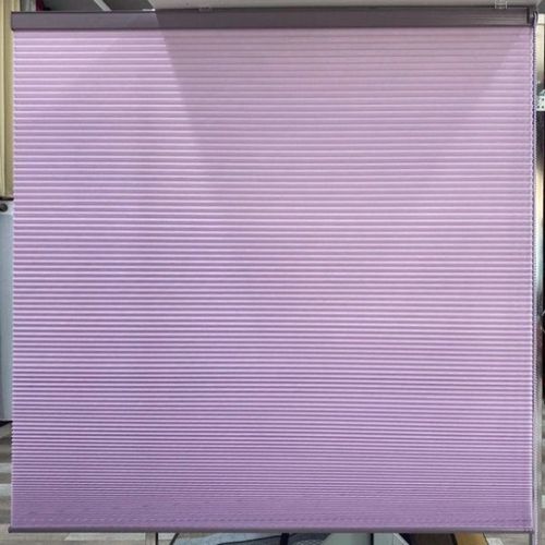 וילון כוורת אקורדיון שכבה כפולה - ורוד