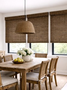 וילון גלילה במבוק - גוון חום ונגה