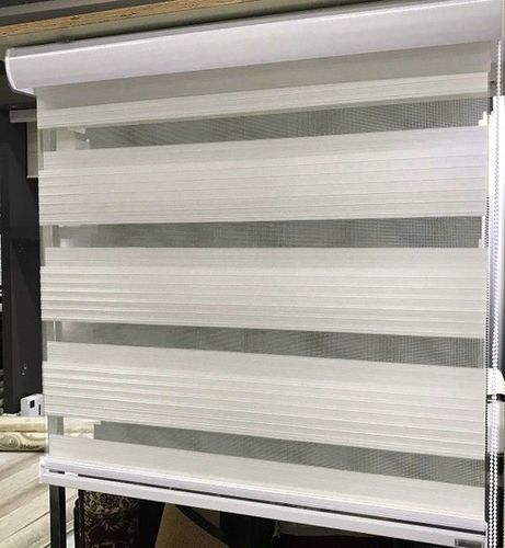 וילון גלילה זברה פליסה - שמנת עדין