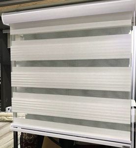 וילון גלילה זברה פליסה - שמנת עדין