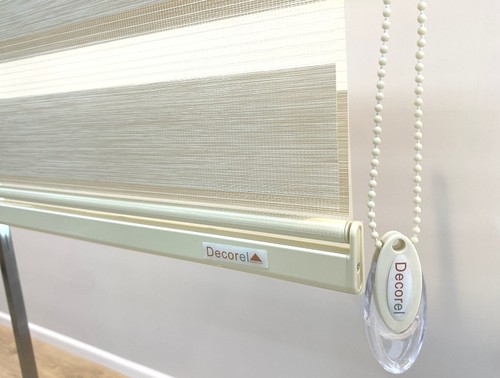 וילון גלילה זברה Decorel פרימיום - אבן