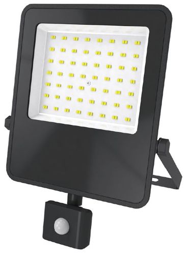פנס הצפה 100W גוף שחור/אור יום עם סנסור  VIVA DL 100LM/W