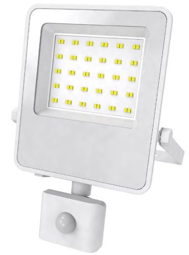 פנס הצפה 100W גוף לבן/אור יום עם סנסור  VIVA DL 100LM/W
