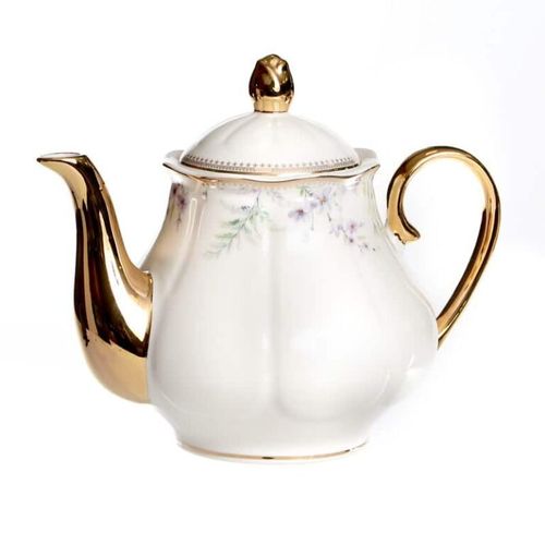 קנקן לתה Lily לילך 1100 מ”ל New Bone China