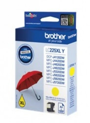 דיו מקורי Brother LC-225XLY צהוב עד 1200 דף