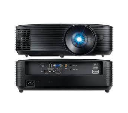 מקרן למשרד ולכיתה Optoma W400LVE בפעולה