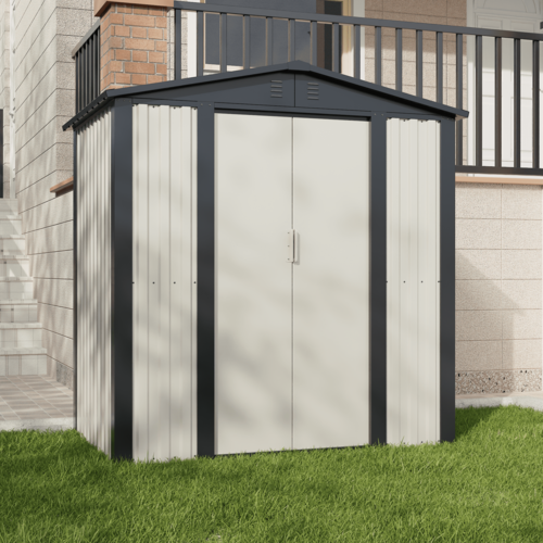 מחסן מתכת פרמיום דגם 1.80X1.20 Garden Top DS2 