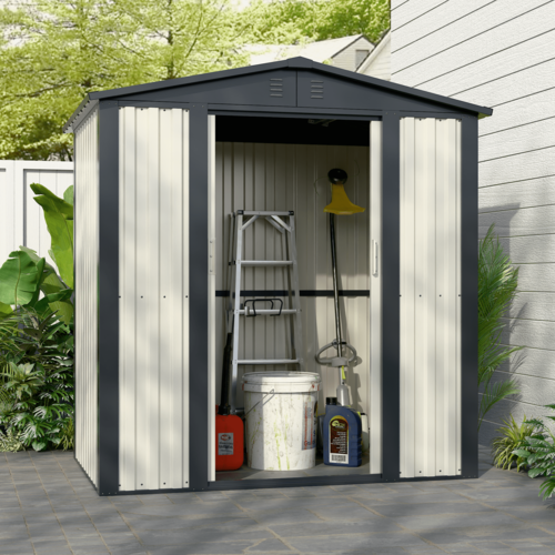 מחסן מתכת פרמיום דגם 1.80X1.20 Garden Top DS2 