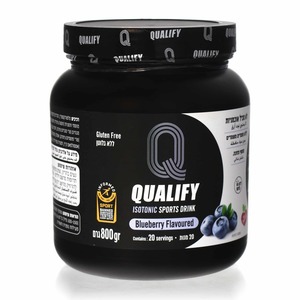 אבקה להכנת משקה איזוטוני אוכמניות Qualify
