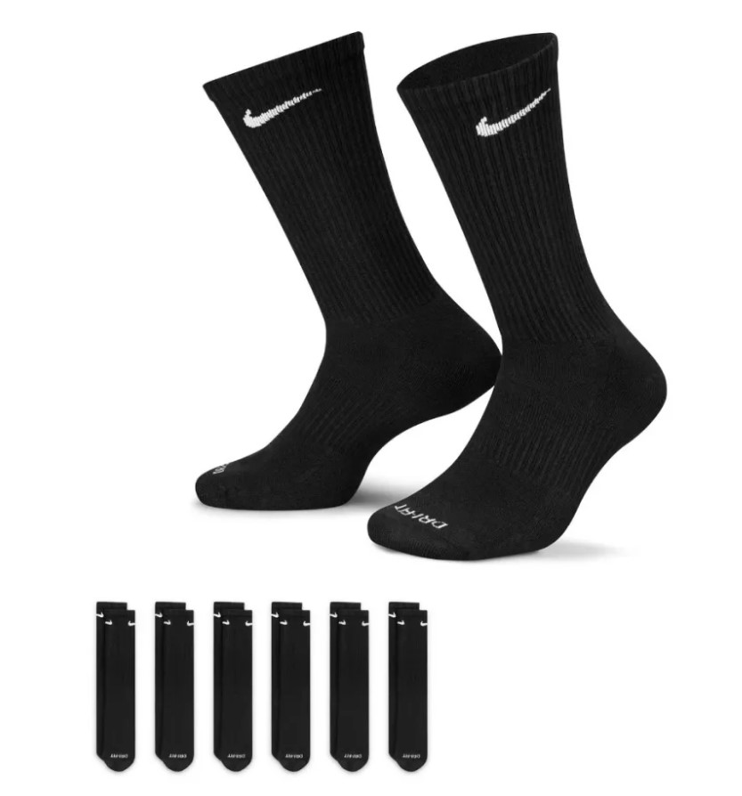 גרבי נייק  Nike Everyday Plus Cushioned | שישייה