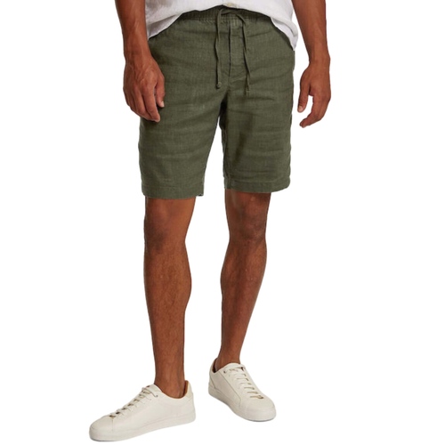 מכנס צינו קצר TOMMY JEANS מידות 29-36 לגברים בגוון זית