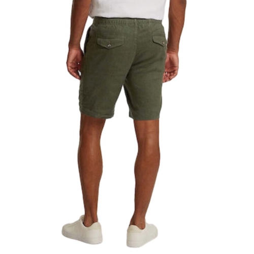 מכנס צינו קצר TOMMY JEANS מידות 29-36 לגברים בגוון זית