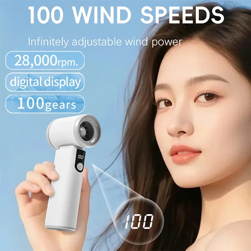 מיני מאוורר טורבו נייד ללא להבים Fan Teach