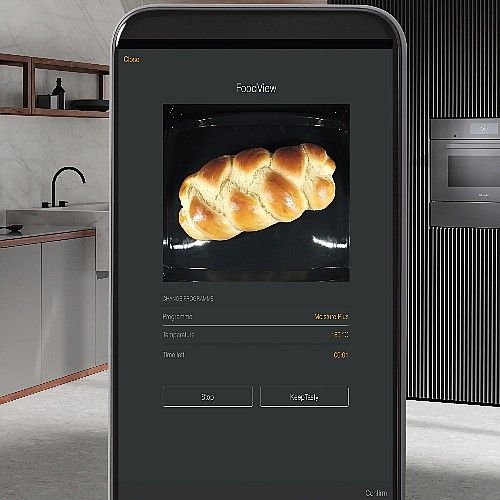 תנור בנוי פירוליטי 76 ליטר MIELE דגם H7860 BPX BLACK ללא ידית 