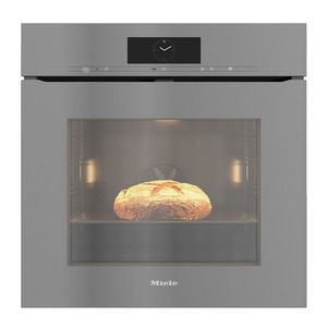 תנור בנוי פירוליטי 76 ליטר MIELE דגם H7860 BPX GREY זכוכית אפורה  ללא ידית 