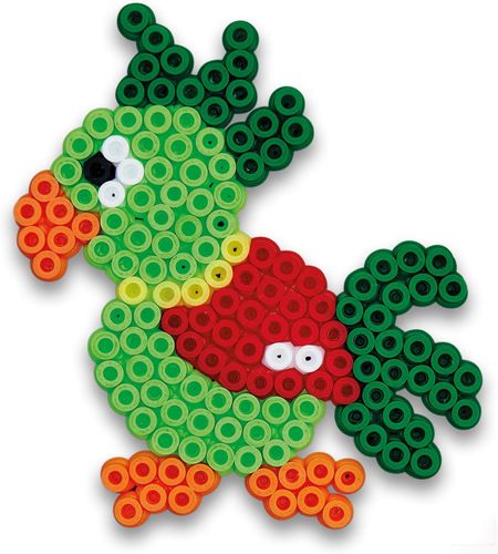 מארז 4 לוחות גיהוץ ו-3000 חרוזי גיהוץ קטנים - חיות