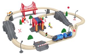 ערכת מסילת רכבת כיבוי חשמלית 75 חלקים