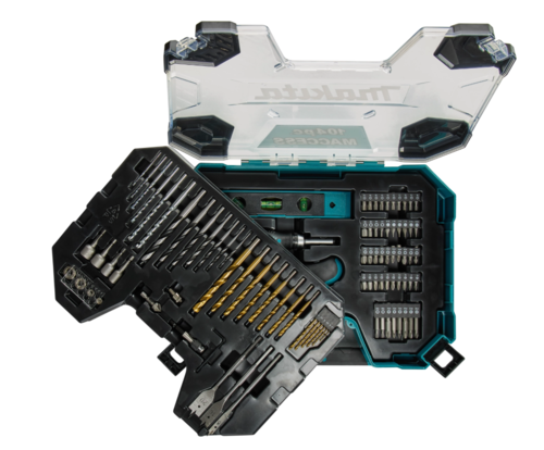 סט מקדחים וביטים HD 104 חלקים MAKITA