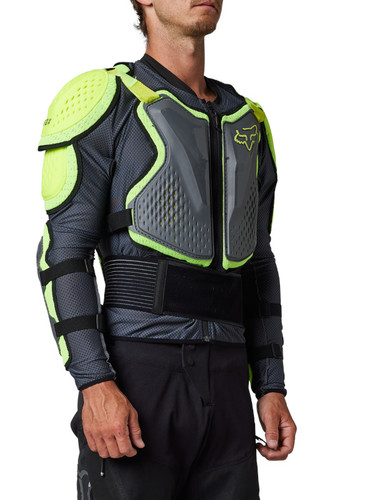 מגן גוף (חליפת לחץ) פוקס אפור / צהוב - FOX TITAN SPORT