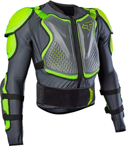מגן גוף (חליפת לחץ) פוקס אפור / צהוב - FOX TITAN SPORT