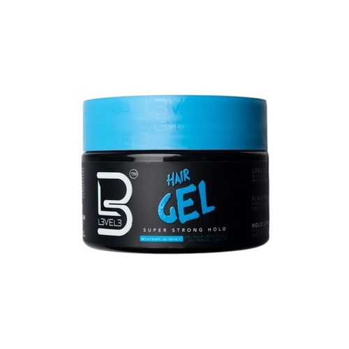 LEVEL3 ג'ל שיער חזק במיוחד | SUPER STRONG HAIR GEL 250ML