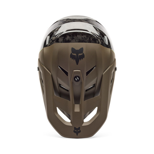 קסדת פול פייס פוקס רמפייג' אר אס חום / שחור - FOX RAMPAGE RS SPLICE V26