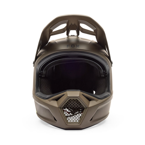 קסדת פול פייס פוקס רמפייג' אר אס חום / שחור - FOX RAMPAGE RS SPLICE V26